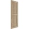 Ekena Millwork Rustic Two Equal Louver Riverwood Faux Wood Shutters (Per Pair), Primed Tan, 18"W x 42"H SHULV18X42RWPR - alternate 16